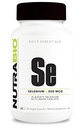 NutraBio Selenium Supplement, 200mcg - 90 Grønnsaker Kapsler - Naturlig antioksidant støtte