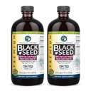 Amazing Herbs Premium Black Seed Oil - Glutenfri, ikke GMO, Cold Pressed Nigella Sativa Aids i Digestive Helse, Immune Support, Hjernefunksjon - 16 Fl Oz (Pack of 2)