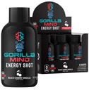Gorilla Mind Energy Shots (Pack of 6) - Forbedret fokus & energi, Sukkerfri, Fast-Active, Potent Formula med vitaminer og naturlige ekstrakter (Black Cherry Vanilla)