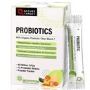 NATURE TARGET Probiotika for kvinner-Men-Kids Probiotiske pulver 60 milliarder CFUs 13 Strains - Prebiotika og probiotika for digestiv helse, hyllestabil, ikke-GMO, Glutenfri 30 Pakninger