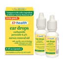 A + Helse Earwax fjerningsdråper, karbamidperoksid 6,5%, laget i USA, Twin Pack, 1 fl Ounce(To 0,5 fl oz flasker)