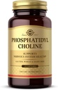 Solgar Fosfamidylkolin, 100 Softgels - Fremme sunn kognitiv funksjon - Avledet fra Lecithin - Inneholder Choline for nevrotransmitter Acetylkolin - Glutenfri, Dairy Gratis - 50 Serveringer
