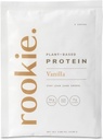 Rookie Wellness plantebasert probiotiske protein - organiske erteprotein pulver med komplett aminosyre profil, gut- sunne prebiotika og probiotika, & over 25 vitaminer og mineraler (10 Sachets, Vanilla)