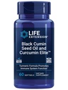 Livsforlengelse Svart Cumin Seed Oil og Curcumin Elite, Svart Cumin, Turmeric Extract, Immun Helse Støtte, høy biotilgjengelighet, Hel-Body Helse, Glutenfri, Ikke-GMO, 60 mykgel
