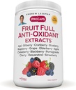 ANDREW LESSMAN Frukt Full Anti-Oksydant ekstrakter pulver 600 serveringer - 14 naturlige frukt og berry ekstrakter. Bilbær, tranebær, kornfrø, pomegranat, Resveratrol og mer.