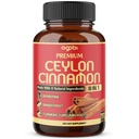 Premium Ceylon Cinnamon med Berberine Supplement - 8in1 Turmeric, Ginger, Gymnema og mer - Kropp, hjerte og total vitalitet - 180 Kapsler