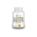 Ung + Glutation, glutamsyre og kollagen. Antioksidant Supplement - 1000 mg, 60 kapsler