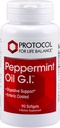 Protocol Peppermynte G.I. - For Digestive Helse Support* - med Peppermynte, Ginger Olje & Fennel Olje - Enterisk-koated - Dairy Free & Halal - 90 Softgels