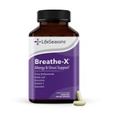 Pust-X - Allergi & Sinus Relief Supplement - støtter sinus og nasal Discomfort - Ikke-Drowsy & Fast-Acting - Quercetin, Bromelain, Citrus Bioflavonoids, Nettle Leaf & Vitamin C - 180 Kapsler