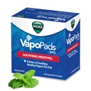 Vicks VapoPads Original Menthol Scent - Vapor Pads Påfyll for Vicks Humidifiers og Damp Inhalere, Scent Pads for Congestion og Cough Relief, 20-Pack, Box Farge May Vary