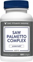 Saw Palmetto Complex 160mg - Supplement for prostata helse, lett å svelge Softgels (100 Softgels) av Vitamin Shoppe
