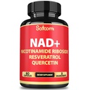 Satoomi NAD Supplement med Nikotinamid Riboside NR, Resveratrol, Quercetin - 60 greve - 30 dager