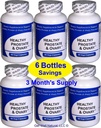 Sunn Prostate og Ovary (6 flasker inneholder i alt 540 kapsler) - Konsentrert Herbal blanding - med Crinum Latifolium, Vegan Kosher Caps. Prostata urter for optimal støtte*
