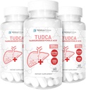 (3 Pack) Terraform ren TUDCA (Tauroursodeoxykolsyre) - 500mg Per Serving - ren leverstøtte og helse - 60 kapsler