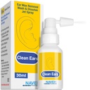 NAVEH PHARMA® CleanEars ® Fast-Active Ear Wax fjerningsspray | Bryter ned og løser ørevoks i bare 1 behandling | klinisk bevist å være 300% mer effektiv W/Mineral olje | Gentle & Safe | 1 Fl Oz