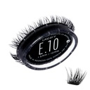 Lashify Extreme 10mm Gossamer DIY Eyelash-utvidelser Påfyll, svart, enkle falske poser å legge til tredelt volum