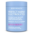 BodyHealth PerfectAmino Electrolytes pulver Ingen sukker, Keto sukkerfri Fasting Electrolytes Drikkemiks, Hydration pulver med spormineraler - Blandet Berry - 30 Services