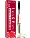 Gya Labs Lash og Brow Olje - 100% ren Natual Organic Castor Oil Eyelash & Eyebrow Serum for fullere utseende Lashs & Brows (0,34 Fl Oz)