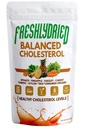 FreshlyDried Balanced Kolesterol pulver - støtter sunne kolesterol nivåer - w/Tumeric, Ceylon True Cinnamon, Spinat, Parsley, Pineapple - Vegansk-vennlig – 17 Services – 6 Ounces