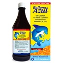 Ballena Azul Aceite de Hígado de Bacalao para Adultos y Niños, COD Liver Oil for voksne og barn, god kilde til vitaminer A,D,E, B1, Diett Supplement, Omega 3, Inmune System Boost (ORANGE 15 OZ)