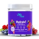 Vital Rise® Hydrate! - Berry Blast - Hydration Powder Packets | Lavt natriumelektrolyt drikk blanding | Easy Open Single-Serving Stick | Ikke-GMO | 20 Servering (Pack of 1)