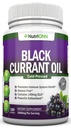 Svart Currant Olje - 1000 Mg - 180 Softgels - Kaldpresset ren svart currant frøolje - Heksan gratis - 140mg GLA Per Serving - Regulates Hormonal Balance - Flott for immunsystem, hår og hud