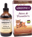 Amber NaturalZ Adizone C Herbal Supplement for katter | Støtter sunn inflammatorisk respons, av og til diskomfort, og normal fellesfunksjon | Naturlig hjelp for aktive og aldrende feliner