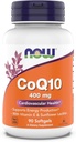NÅ Mattilskudd, CoQ10 400 mg, Farmasøytisk klasse, All-Trans Form Produsert av Fermentation, 90 Softgels
