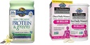 Livshage Rå organisk protein & grønn Vanilla - Vegansk protein pulver for kvinner & Dr. Formulert Kvinners probiotika En gang daglig, 16 Strains, 50 milliarder, 30 greve