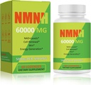 NMNH 500mg (Dihydronotinamid Mononucleot), NMN Supplement Alternativ med NR, TMG, Resveratrol, COQ10, NAD Supplement, Energi, Boost NAD+ Nivåer, 60 kapsler