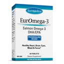 EuroMedica EurOmega-3 - Diett Supplement med EPA & DHA - Omega-3 Tabletter for Helse og Helse Helse Støtte - Næringstilskudd med essensielle fettsyrer og peptider - 60 tabletter