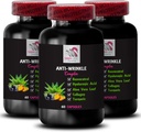 Alpha Lipoic Acid - Anti-Wrinkle Complex - L-Glutathione, Aloe Vera, Collagen Support, Grønn Kaffebønne, Lycopen, Turmeric, Grapefrø, Hydration Boost, Hudfesting, Smooth Texture 3Bot 180Caps