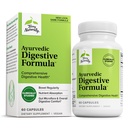 Terry Naturally Ayurvedic Digestive Formula - Digestiv støtte for regularitet - Støtte for Bowell Health - Nutrient Absorpsjon Support - Støtte Gut Health & Gut Microflora - 60 Kapsler