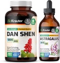 BIO KRAUTER Dan Shen 250 Kapsler & Astragalus Tinktur 4 fl. Oz.