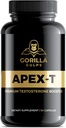 Gorilla Gulps | Apex-T | Premium Testosteron Booster | Testofen® Fenugreek, LJ100® Tongkat Ali | klinisk bevist | Max styrke mannlig forsterkning formel | 90 kapsler