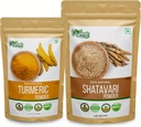 ORGANIC ZING Shatavari- 454g & gurkemeie pulver- 227g