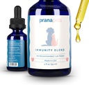 PranaPets Immunitetsblanding Supplement for hunder og katter | Selvfølgelig hjelper til å lindre tretthet og svakhet i Kjæledyr | Fremme økt energi, normal aptit og immun støtte