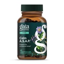 Gaia Herbs Calm A.S.A.P. Stress Support Supplement - med Skullcap, Passionflower, Kamille, Vervain, Holy Basil & Mer for å støtte en naturlig ro - 60 Vegan flytende fyto-kapsler (20-dagers forsyning)