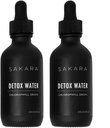SAKARA Detox Vanndråper, 60 serveringer - Klorophyll flytende dråper, Klorophyll vann for lymfatisk dressing, Body Detox Drink, Naturlig energi støtte, flytende klorophyll drops Supplement, vitaminer