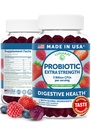 Lunakai USA Made Probiotic Gummies - 5 milliarder CFUs, Vegansk, Ikke-GMO, Glutenfri - Digestiv og immun støtte for kvinner og menn - 60 Chewable Gummies