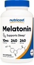 Nutricost Melatonin 10 mg, 240 kapsler, ikke-GMO & Glutenfri