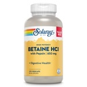 Solaray høy styrke Betain HCL med pepsin - Hydroklorsyre Supplement for digestiv helse - med Betain hydroklorid og digestive enzymer - Gut helsestøtte - 60-dagers garanti, 275 Vegkaps