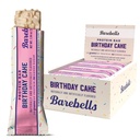 Barebells Protein Bars Bursdag Cake - 12 greve, 20g høyproteinbehandling - Sjokolade ernæringsbar med 1g Total Sukker - On-The-Go Frokost eller post-Workout Snack