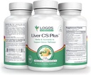 Logos ernærings-Liver CS Plus-60 Kraftig lever Detox Formula Veggie Caps-krevende glutation og senkende oksidativ stress.