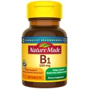 Vitamin B1 100 mg tabletter, 100 greve for metabolsk helse