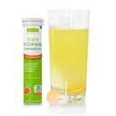 Igenus Super B-kompleks Metylert flytende B-vitamin Effervescent Supplement, Rask action energidrikk, koffein og sukker-fri, oransje flavor, vegansk, 20 tabletter
