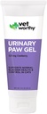 Vet Worthy Urin Paw Gel for katter - Cat Supplement for å støtte Sunn Urin Tract og Blader Helse - Felin Supplement med Cranberry Extract, L-Lysine og vitamin C - Salmon Flavor, 3oz