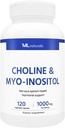 ML Naturals Choline & Myo-Inositol 120 Grønnsaker Kapsler, NSF-sertifisert og cGMP-Compliant