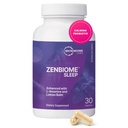 Microbiome Labs Zenbiome Sleep - L Theanine Supplement med sitron Balm Extract & Probiotika med Bifidobacterium Longum - Hjelp Soothe Gut-Brain akse ved sengetid (30 kapsler)