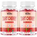 3300mg Tart Cherry Gummies for uric syre rensing, søvn, gut, felles og nyre støtte - Tart Cherry Extract med celery frø, melatonin, vitamin C – Detox og antioksidant - Blandet Berry Flavor, 120 greve